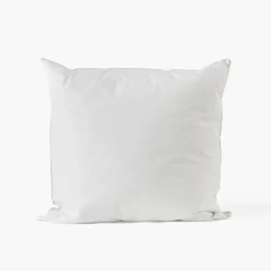 Oreillers|Carré Blanc Oreiller carré moelleux duvet de canard Neige