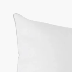 Oreillers|Carré Blanc Oreiller carré moelleux duvet de canard Neige