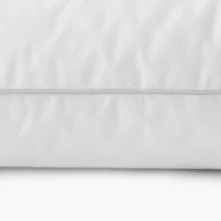 Oreillers|Carré Blanc Oreiller carré moelleux duvet d'oie Nuage