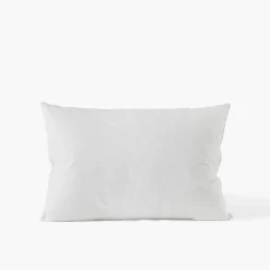 Oreillers|Carré Blanc Oreiller rectangulaire mi-ferme duvet et microfibre Kilim