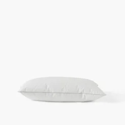 Oreillers|Carré Blanc Oreiller rectangulaire moelleux duvet de canard Neige