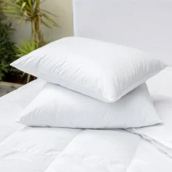 Oreillers|Carré Blanc Oreiller rectangulaire naturel Opera