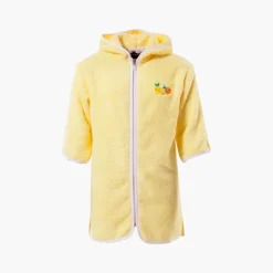 Peignoirs 12 Mois - 10 Ans|Carré Blanc Peignoir bebe coton zippé à capuche Smoothie citron
