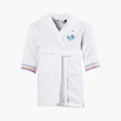 Peignoirs 12 Mois - 10 Ans|Carré Blanc Peignoir enfant coton à capuche Calliopé blanc
