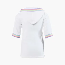 Peignoirs 12 Mois - 10 Ans|Carré Blanc Peignoir enfant coton à capuche Calliopé blanc