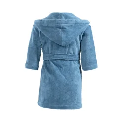Peignoirs 12 Mois - 10 Ans|Carré Blanc Peignoir enfant coton à capuche Océanos Indigo