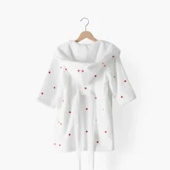 Peignoirs 12 Mois - 10 Ans|Carré Blanc Peignoir enfant coton Adore blanc