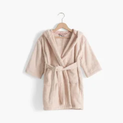 Peignoirs 12 Mois - 10 Ans|Carré Blanc Peignoir enfant coton Happyful Nude
