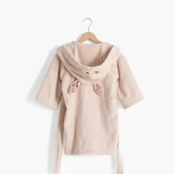 Peignoirs 12 Mois - 10 Ans|Carré Blanc Peignoir enfant coton Happyful Nude