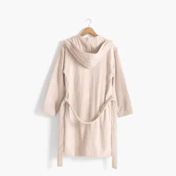 Coffrets Cadeaux|Peignoirs Femme|Carré Blanc Peignoir femme à capuche uni coton biologique Osmose naturel