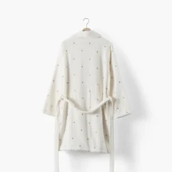Coffrets Cadeaux|Peignoirs Femme|Carré Blanc Peignoir femme coton Amore ivoire