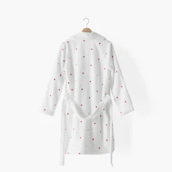 Coffrets Cadeaux|Peignoirs Femme|Carré Blanc Peignoir femme coton col châle Adore blanc