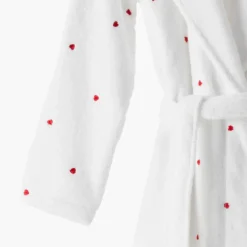 Coffrets Cadeaux|Peignoirs Femme|Carré Blanc Peignoir femme coton col châle Adore blanc