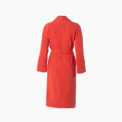 Peignoirs Femme|Carré Blanc Peignoir femme coton moelleux Ella corail