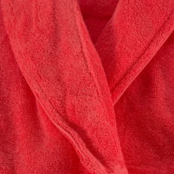 Peignoirs Femme|Carré Blanc Peignoir femme coton moelleux Ella corail