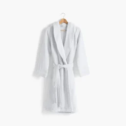 Peignoirs Femme|Carré Blanc Peignoir femme coton moelleux Ella blanc