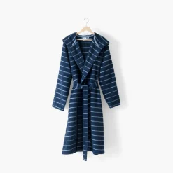 Coffrets Cadeaux|Peignoirs Homme|Carré Blanc Peignoir homme à capuche coton Hypnotic marine