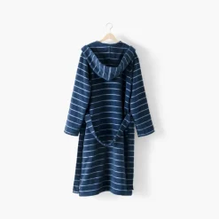 Coffrets Cadeaux|Peignoirs Homme|Carré Blanc Peignoir homme à capuche coton Hypnotic marine