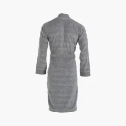 Peignoirs Homme|Carré Blanc Peignoir homme coton col kimono Grizzli gris