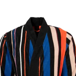 Peignoirs Homme|Carré Blanc Peignoir homme coton col kimono Blocolor