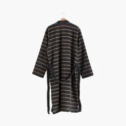 Peignoirs Homme|Carré Blanc Peignoir homme coton col kimono Eclipse charbon