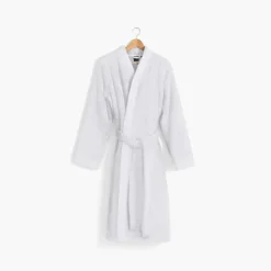 Coffrets Cadeaux|Peignoirs Homme|Carré Blanc Peignoir homme coton moelleux Roméo blanc