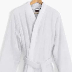 Coffrets Cadeaux|Peignoirs Homme|Carré Blanc Peignoir homme coton moelleux Roméo blanc