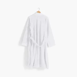 Coffrets Cadeaux|Peignoirs Homme|Carré Blanc Peignoir homme coton moelleux Roméo blanc