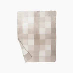 Coffrets Cadeaux|Plaids Et Couvre-lits|Carré Blanc Plaid Adret beige