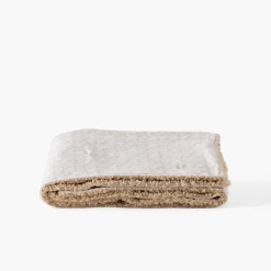 Accessoires|Nouveautés Bébénew|Carré Blanc Plaid Merveille beige