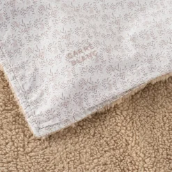 Accessoires|Nouveautés Bébénew|Carré Blanc Plaid Merveille beige