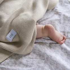 Accessoires|Nouveautés Bébénew|Carré Blanc Plaid Merveille beige