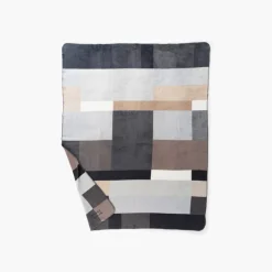 Coffrets Cadeaux|Plaids Et Couvre-lits|Carré Blanc Plaid Tignes gris