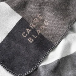 Coffrets Cadeaux|Plaids Et Couvre-lits|Carré Blanc Plaid Tignes gris
