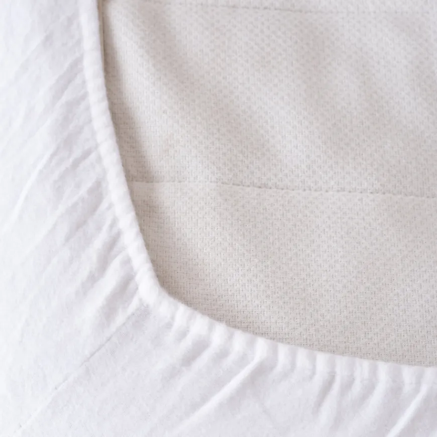 Protège Matelas & Oreillers|Carré Blanc Protège matelas imperméable Aube