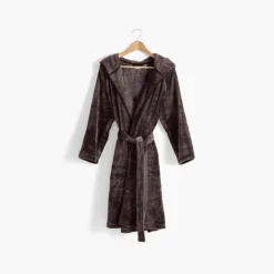 Robes De Chambre|Carré Blanc Robe de chambre ado polaire à capuche Gaspard