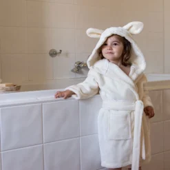 Robes De Chambre|Carré Blanc Robe de chambre enfant Féeries Ivoire