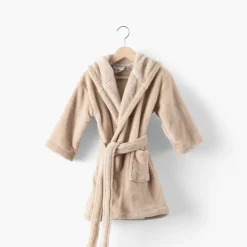 Robes De Chambre|Nouveautés Bébénew|Carré Blanc Robe de chambre enfant Merveille beige