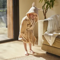 Robes De Chambre|Nouveautés Bébénew|Carré Blanc Robe de chambre enfant Merveille beige