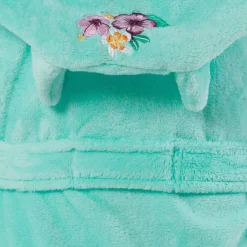 Robes De Chambre|Carré Blanc Robe de chambre enfant polaire à capuche Beachful lagon