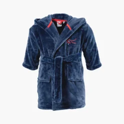 Robes De Chambre|Carré Blanc Robe de chambre enfant polaire à capuche Ptitchic marine