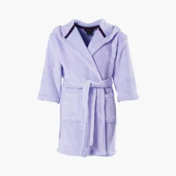 Robes De Chambre|Carré Blanc Robe de chambre enfant polaire à capuche Anouchka parme