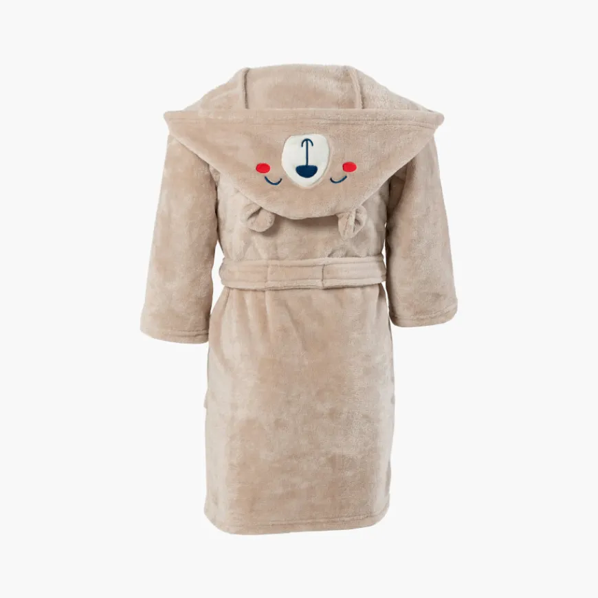 Robes De Chambre|Carré Blanc Robe de chambre enfant polaire à capuche Bearful