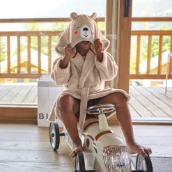 Robes De Chambre|Carré Blanc Robe de chambre enfant polaire à capuche Bearful