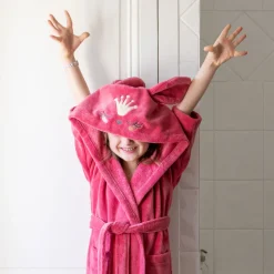Robes De Chambre|Carré Blanc Robe de chambre enfant polaire Happyful magnolia
