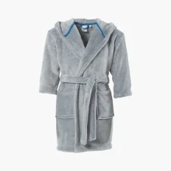 Robes De Chambre|Carré Blanc Robe de chambre enfant polaire à capuche Beachful acier