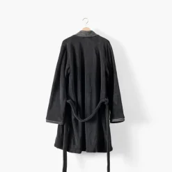 Coffrets Cadeaux|Robe De Chambre Homme|Carré Blanc Robe de chambre homme col kimono Silvalys carbone
