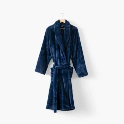 Coffrets Cadeaux|Robe De Chambre Homme|Carré Blanc Robe de chambre polaire homme Gabriel marine