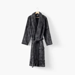Coffrets Cadeaux|Robe De Chambre Homme|Carré Blanc Robe de chambre polaire homme Gabriel carbone