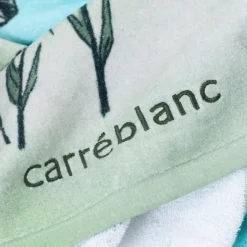 La Plage|Carré Blanc Sac de plage imprimé Dinotopi